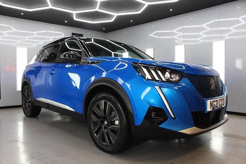 Used Peugeot 2008 Premium 100 kW (136 HP) 2021 Blue SUV