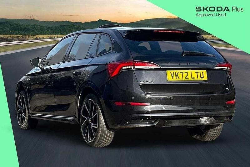 Used Skoda Scala Monte Carlo 150 HP (110 kW) 2022 Black Hatchback