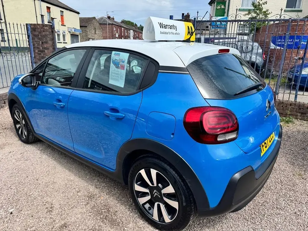 Used Citroën C3 Feel 82 HP (60 kW) 2017 Blue Hatchback