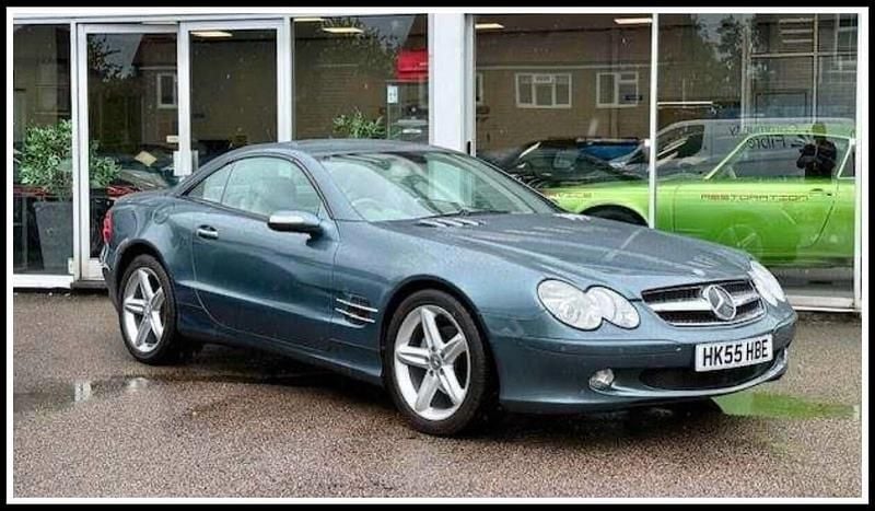 Blue Used 2005 Mercedes SL350 Cabriolet | £6,995 (Good price) - Image 1/4