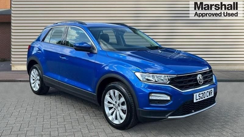 Blue Used 2020 VW T-Roc SE SUV | £18,702 (Good price) - Image 1/4