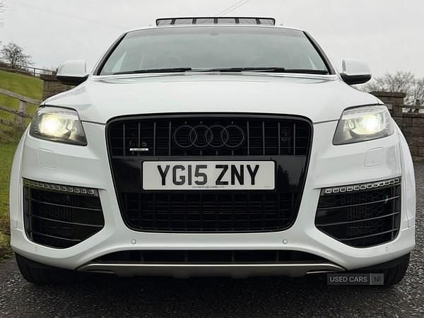 Used Audi Q7 S-Line 245 HP (180 kW) 2015 White SUV