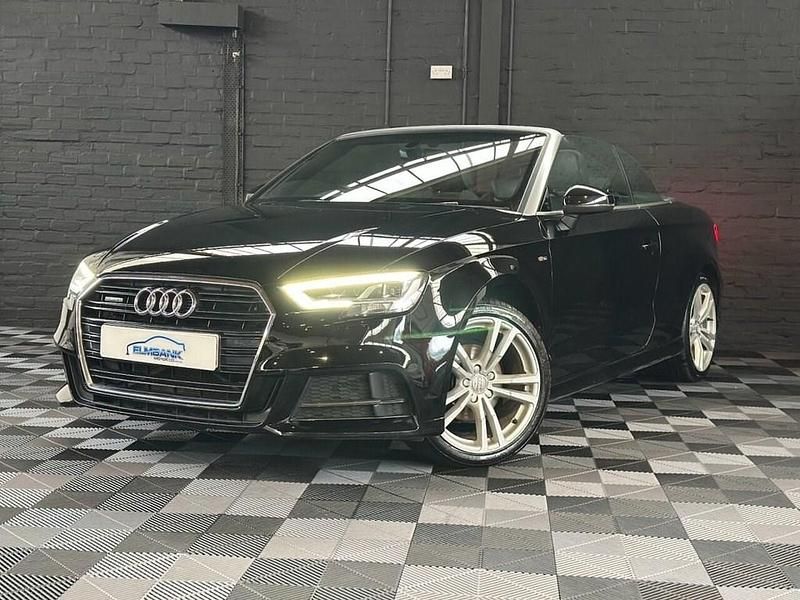 Used Audi A3 Cabriolet S-Line 150 HP (110 kW) 2017 Black Cabriolet