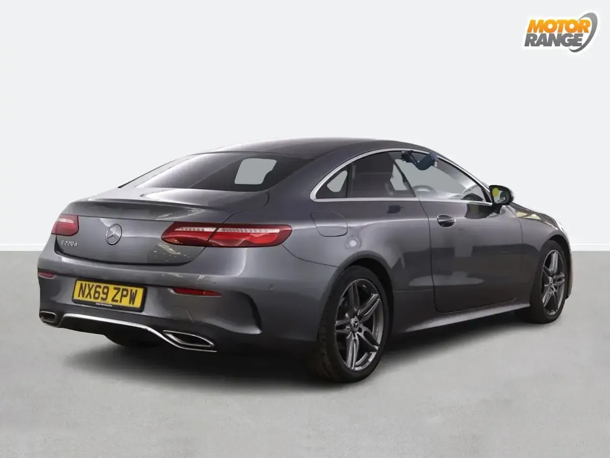 Used Mercedes E220 AMG line 194 HP (142 kW) 2019 Grey Coupe