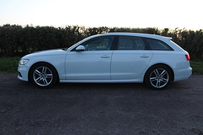 Used Audi A6 S-Line 204 HP (150 kW) 2012 White Estate