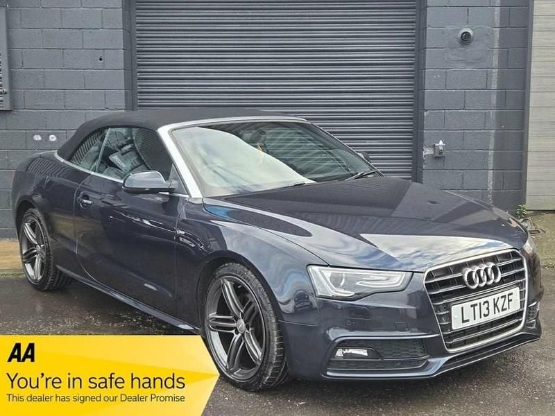 Blue Used 2013 Audi A5 Cabriolet S-Line Cabriolet | £7,000 (Good price) - Image 1/4