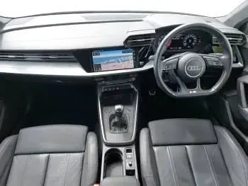 Used Audi A3 S-Line 150 HP (110 kW) 2020 White Sedan