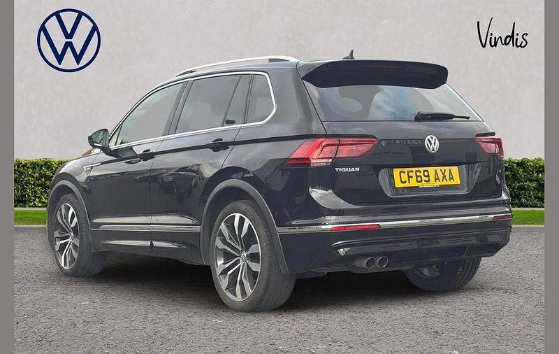 Used VW Tiguan R-line 150 HP (110 kW) 2020 Black SUV