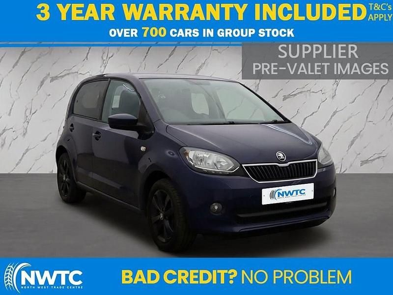 Used Skoda Citigo Colour Edition 60 HP (44 kW) 2017 Blue Hatchback