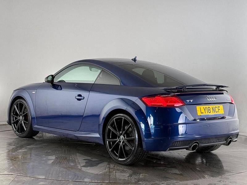 Used Audi TT Black Edition 230 HP (169 kW) 2018 Blue Coupe