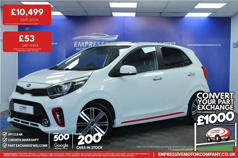 Used Kia Picanto GT-Line S 83 HP (61 kW) 2020 White Hatchback