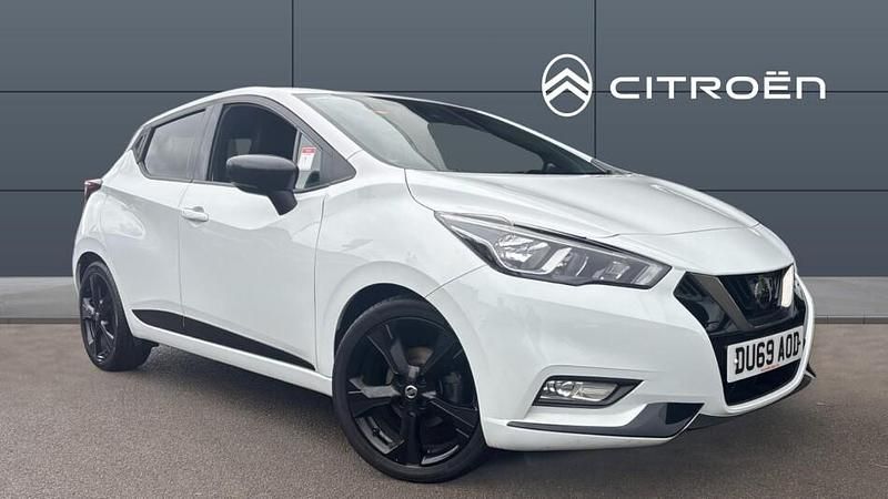 Used Nissan Micra 100 HP (73 kW) 2019 White Hatchback