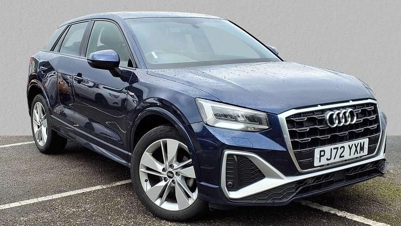 Blue Used 2022 Audi Q2 S-Line SUV | £21,991 (Expensive) - Image 1/2
