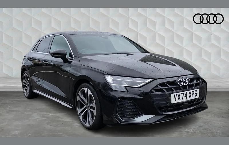 Used Audi A3 S-Line 147 HP (108 kW) 2024 Black Hatchback