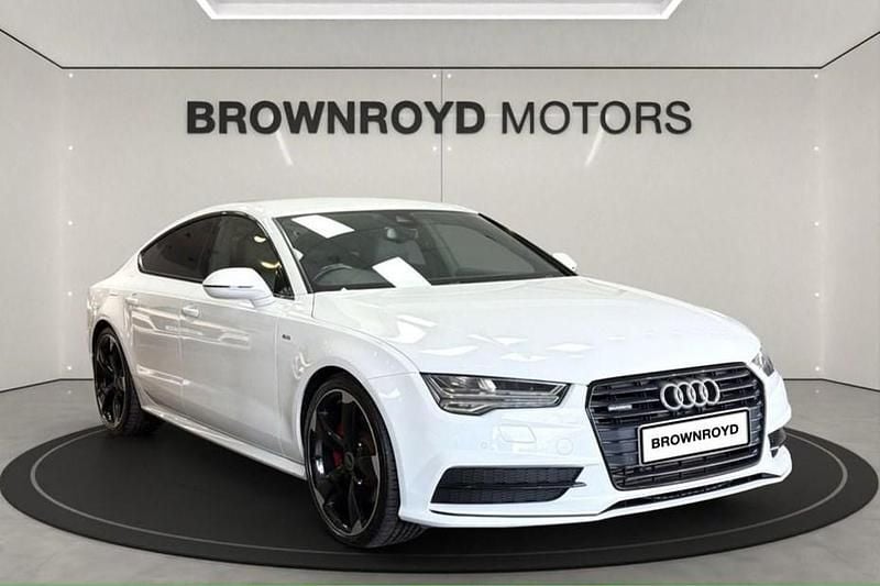 Used Audi A7 Sportback Black Edition 272 HP (200 kW) 2016 White Hatchback