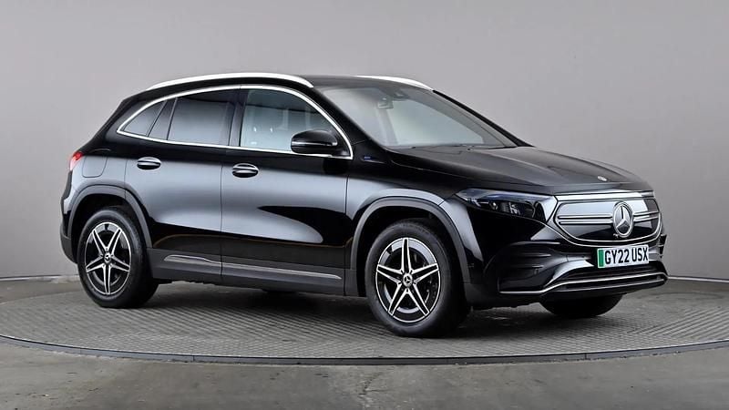 Black Used 2022 Mercedes EQA300 AMG line SUV | £21,398 (Fair price) - Image 1/3