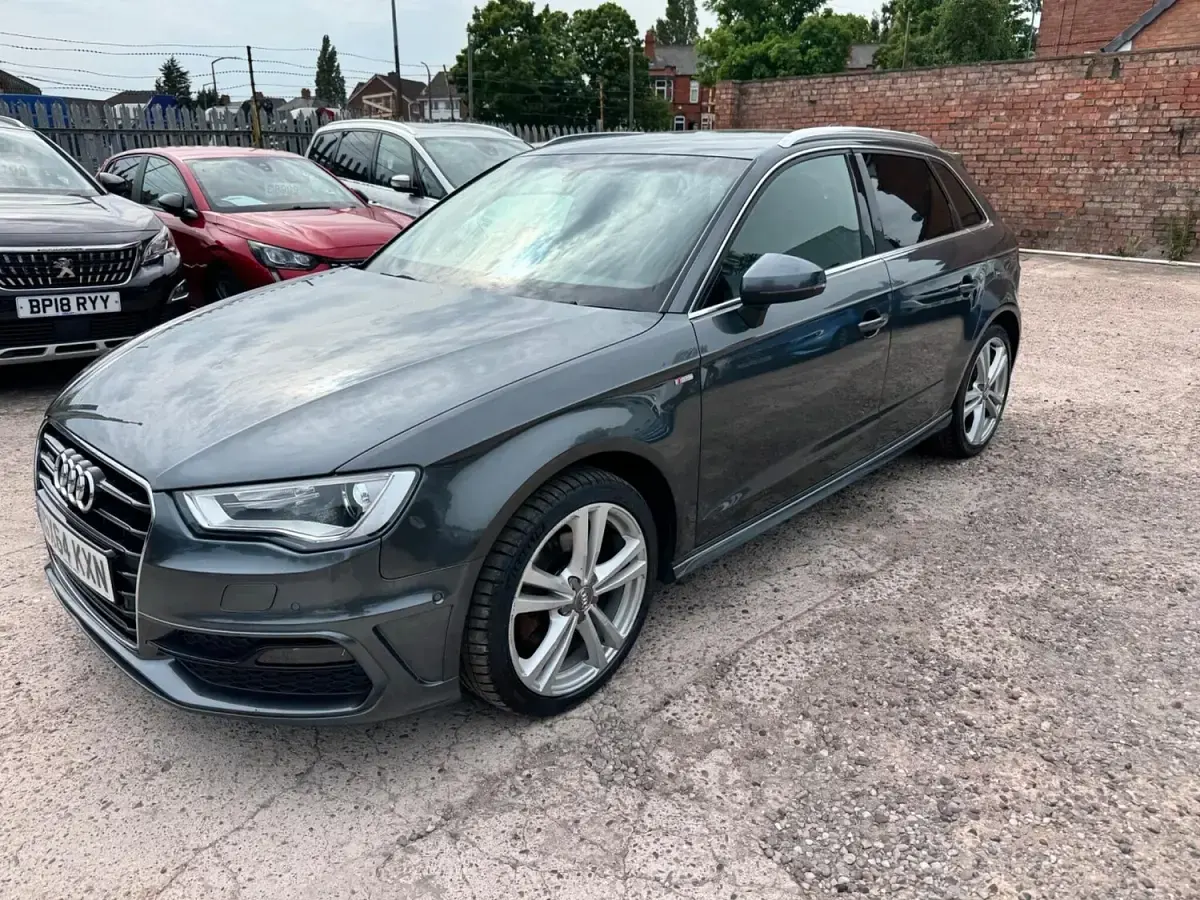 Used Audi A3 S-Line 184 HP (135 kW) 2014 Grey Hatchback