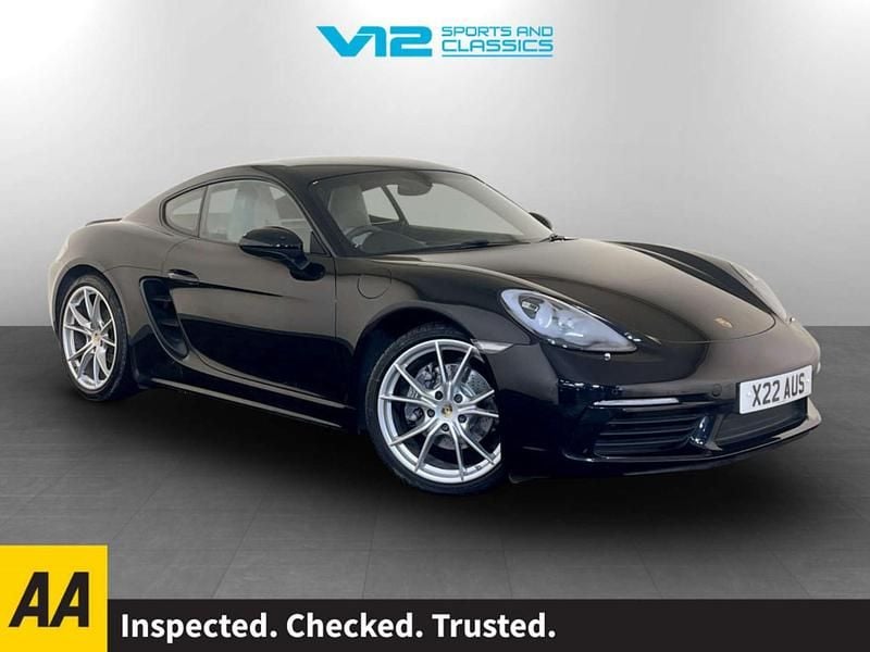 Used Porsche Cayman 300 HP (220 kW) 2018 Black Coupe