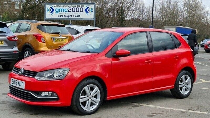 Red Used 2016 VW Polo Match Hatchback | £7,195 (Good price) - Image 1/4