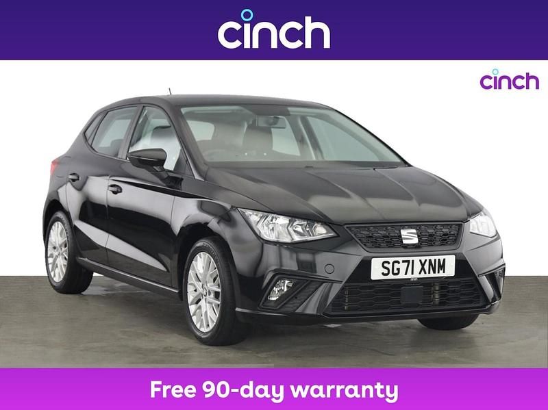 Black Used 2021 Seat Ibiza SE Technology Hatchback | £12,789 (Fair price) - Image 1/3