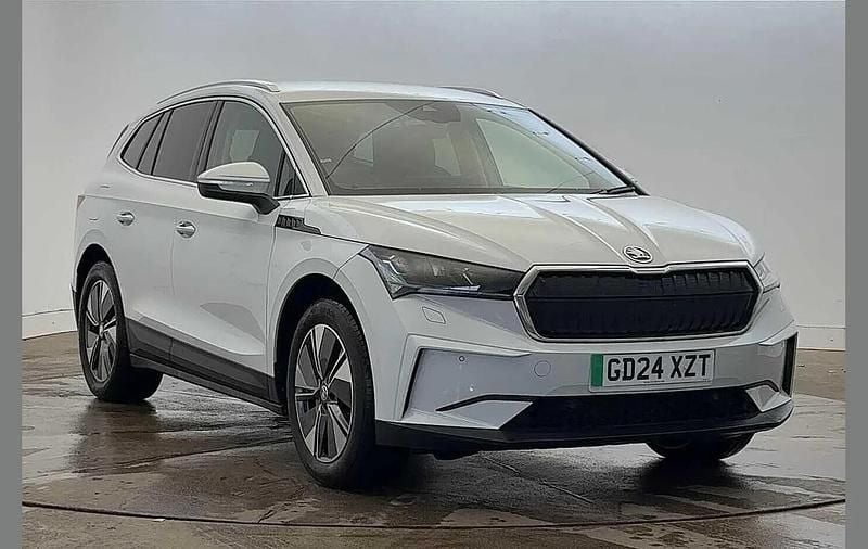 Moon white metallic New 2024 Skoda Enyaq iV SUV | £28,995 (Good price) - Image 1/4