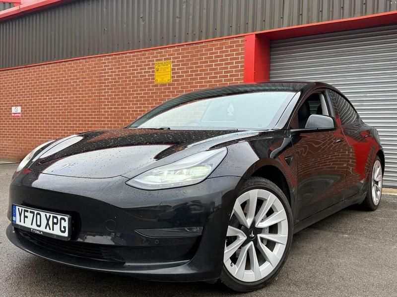 Used Tesla Model 3 Long Range AWD 77 kW (106 HP) 2020 Black Sedan