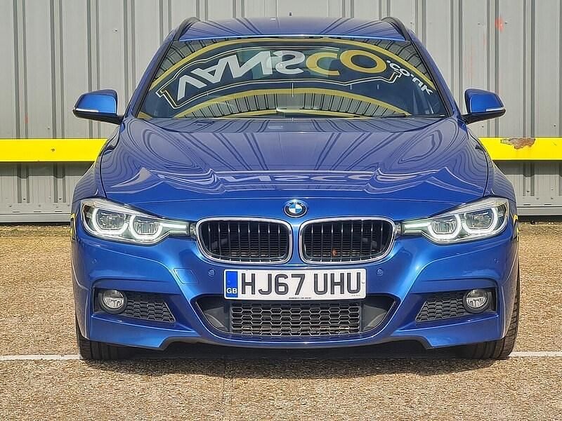 Used BMW 330 M Sport 258 HP (189 kW) 2017 Blue Estate