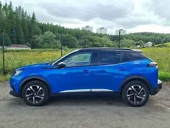 Used Peugeot e-2008 GTi 100 kW (136 HP) 2022 Blue SUV