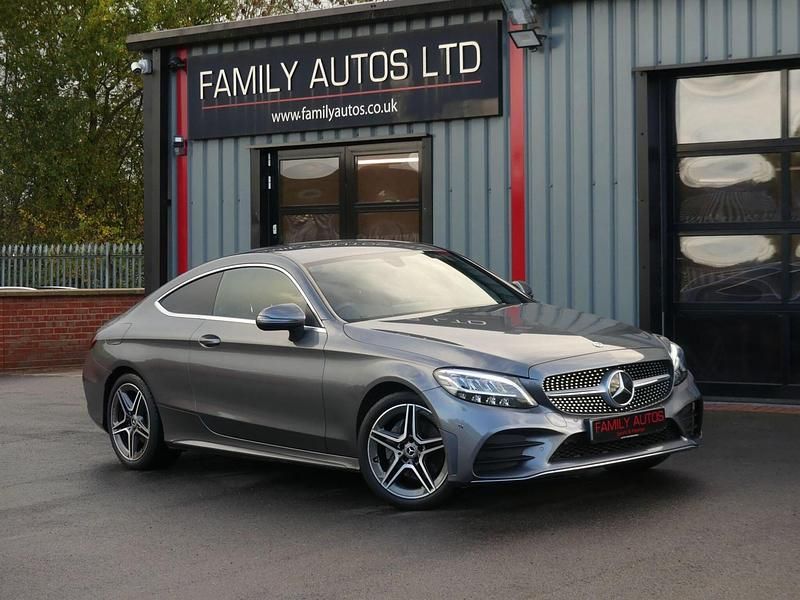 Grey Used 2022 Mercedes C200 AMG line Coupe | £24,750 (A bit pricey) - Image 1/4