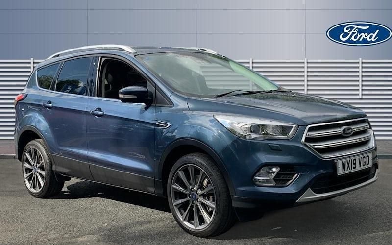Blue Used 2019 Ford Kuga Titanium X SUV | £12,368 (Good price) - Image 1/4