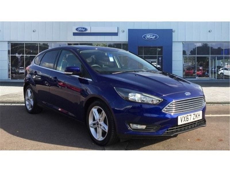 Blue Used 2017 Ford Focus Zetec Hatchback | £7,003 (Fair price) - Image 1/4