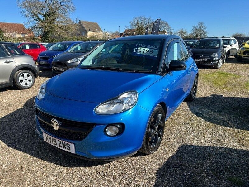 Blue Used 2018 Vauxhall Adam Hatchback | £6,195 (Good price) - Image 1/4
