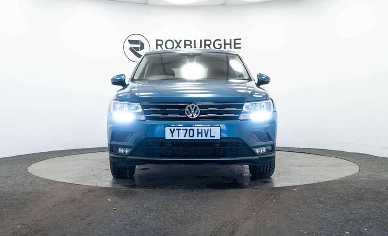 Usado VW Tiguan Allspace Match 150 HP (110 kW) 2020 Azul SUV