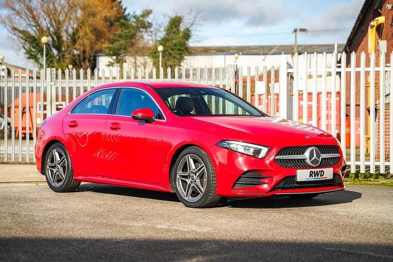 Used Mercedes A180 AMG line 2019 Red Sedan