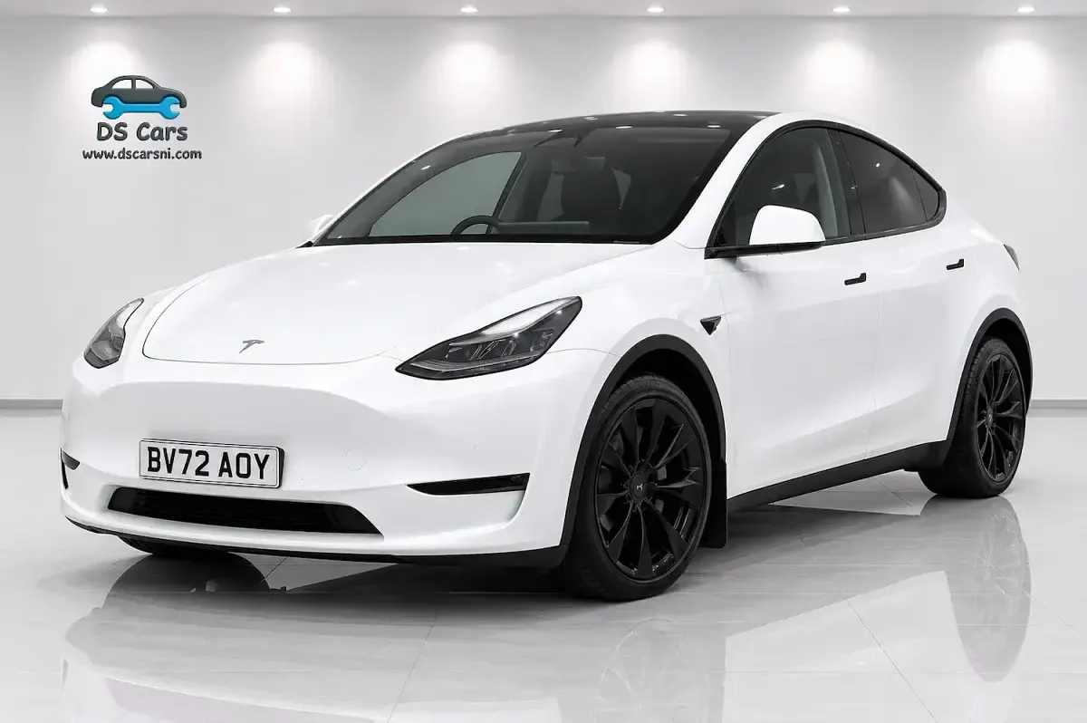 Used Tesla Model S Long Range AWD 268 kW (365 HP) 2022 White Hatchback