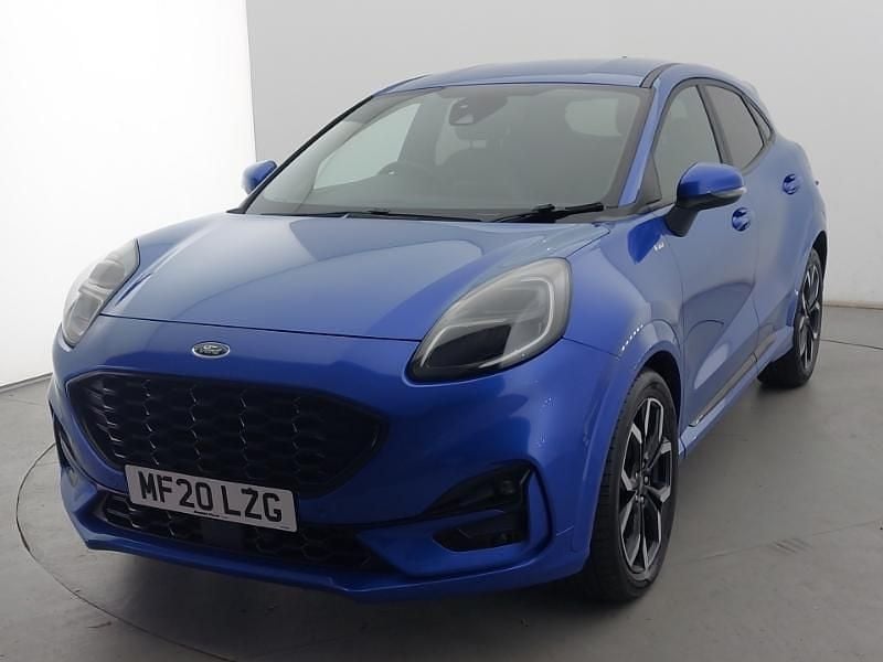 Blue Used 2020 Ford Puma ST-Line X Hatchback | £15,498 (Fair price) - Image 1/4