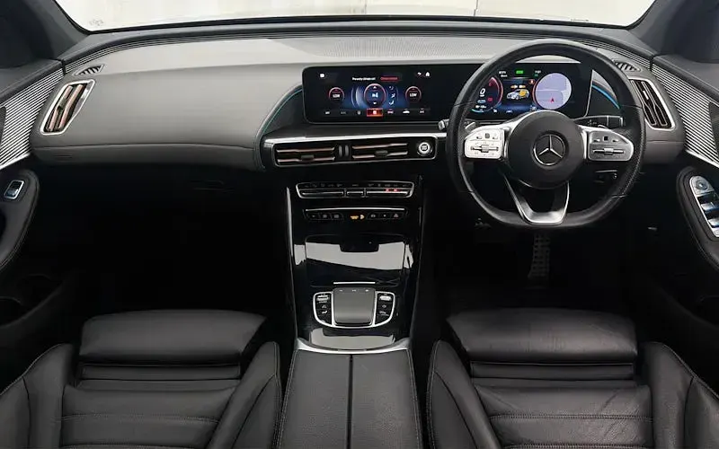 Used Mercedes EQC400 AMG line 300 kW (408 HP) 2020 Black SUV