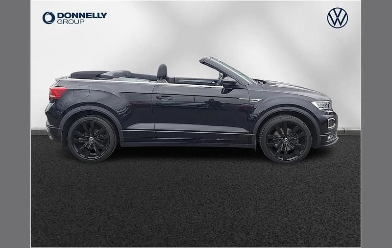 Used VW T-Roc Cabriolet R-line 150 HP (110 kW) 2022 Black Cabriolet