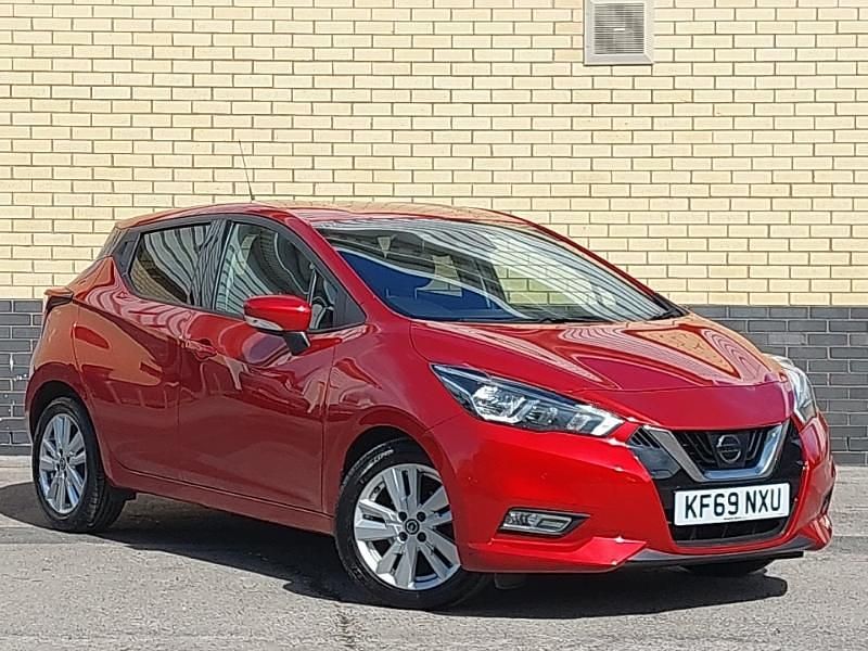 Used Nissan Micra Acenta 100 HP (73 kW) 2020 Red Hatchback