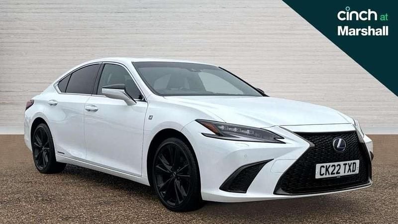 White Used 2022 Lexus ES300H Sport Line Sedan | £26,679 (Good price) - Image 1/4