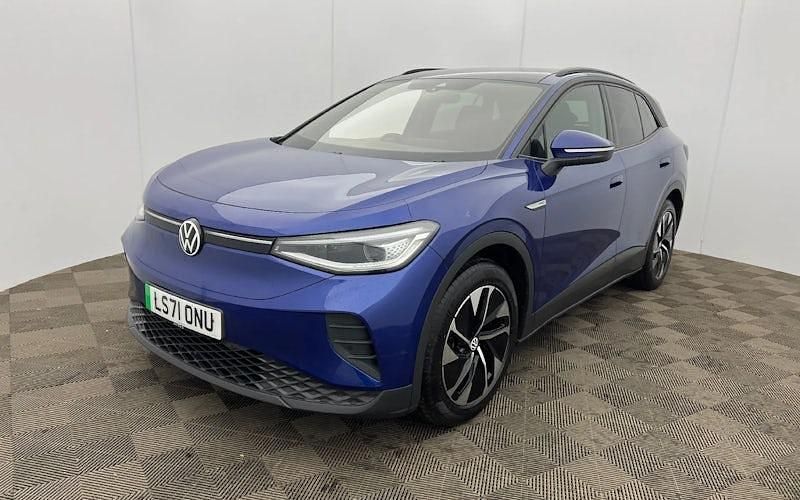 Blue Used 2021 VW ID.4 Pro Performance SUV | £15,590 (Fair price) - Image 1/4