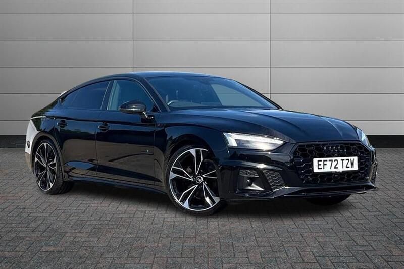 Mythos black Used 2023 Audi A5 Black Edition Coupe | £29,650 (Fair price) - Image 1/4