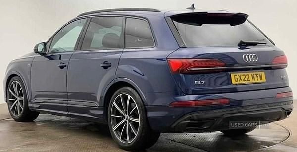 Used Audi Q7 Black Edition 286 HP (210 kW) 2022 Blue SUV