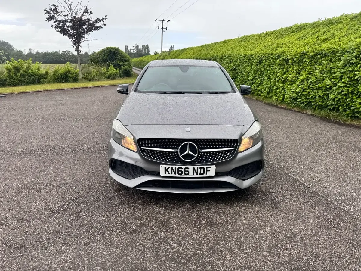 Used Mercedes A200 AMG line 136 HP (100 kW) 2016 Grey Hatchback