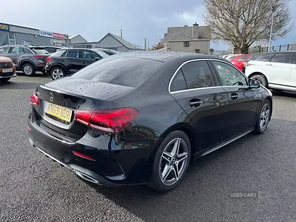 Used Mercedes A180 AMG line 116 HP (85 kW) 2019 Black Sedan