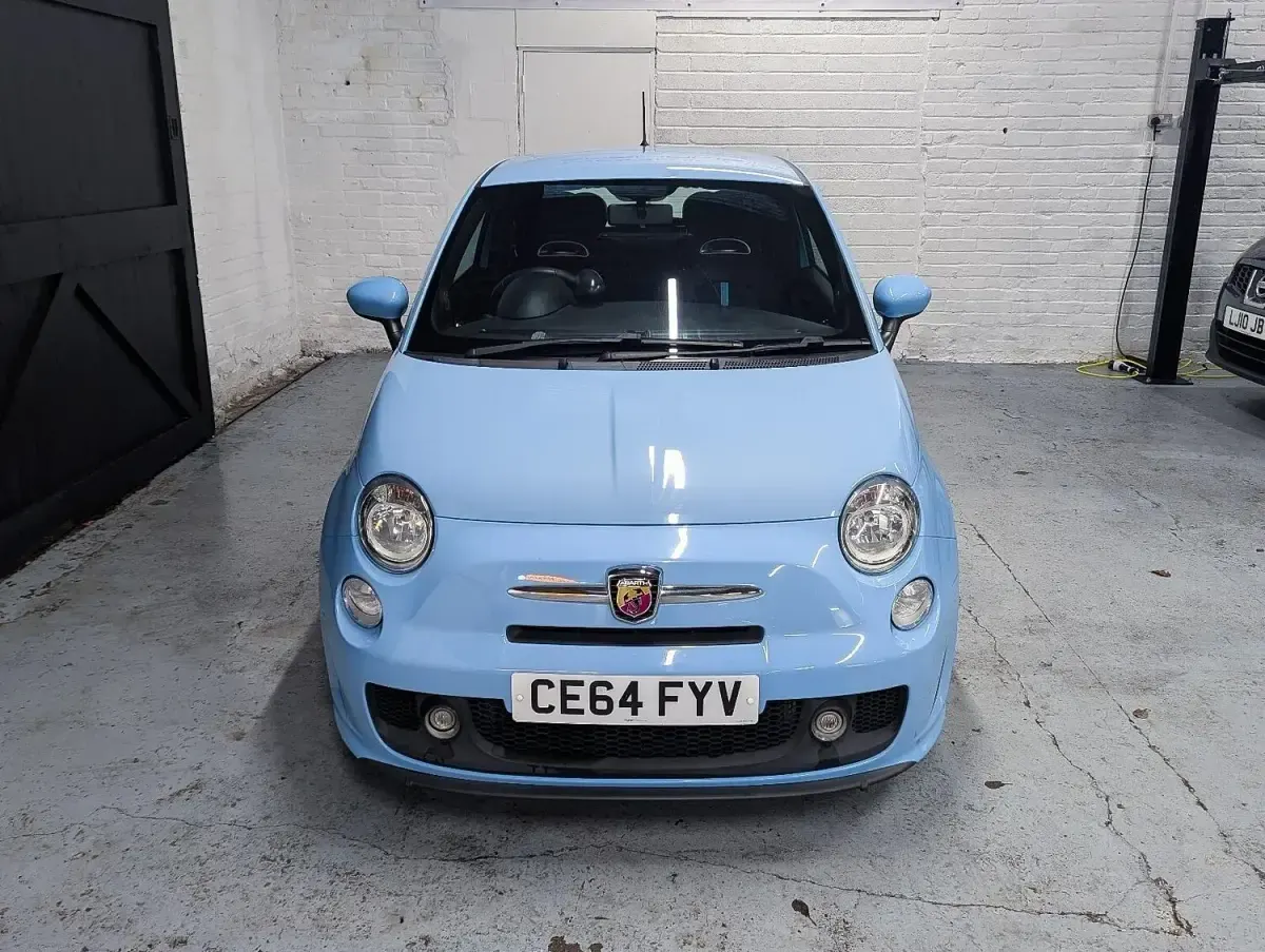 Used Abarth 500 135 HP (99 kW) 2014 Blue Hatchback