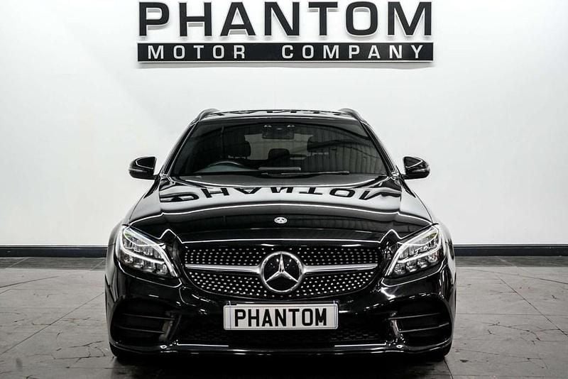 Used Mercedes C220 AMG line 2019 Black Estate