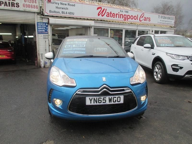 Used DS Automobiles DS3 2015 Blue Hatchback