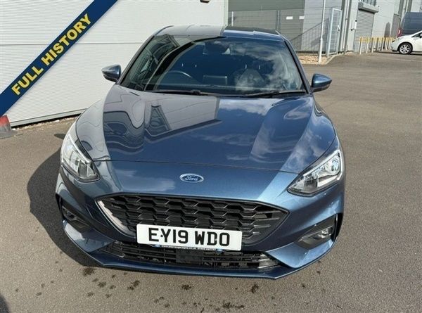 Blue Used 2019 Ford Focus ST-Line Hatchback | £10,995 (Fair price) - Image 1/1