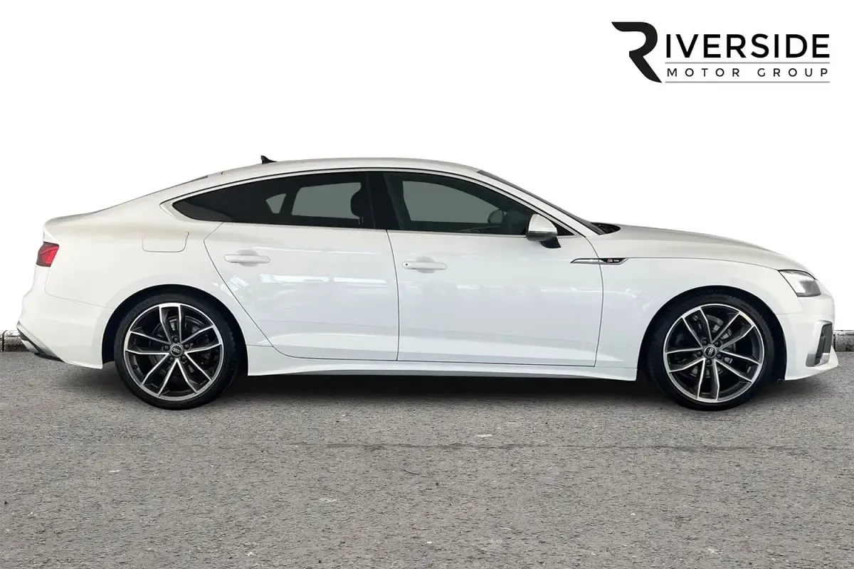 Used Audi A5 Sportback S-Line 163 HP (119 kW) 2023 White Hatchback